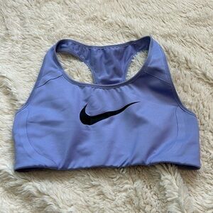 Purple Nike sports bra